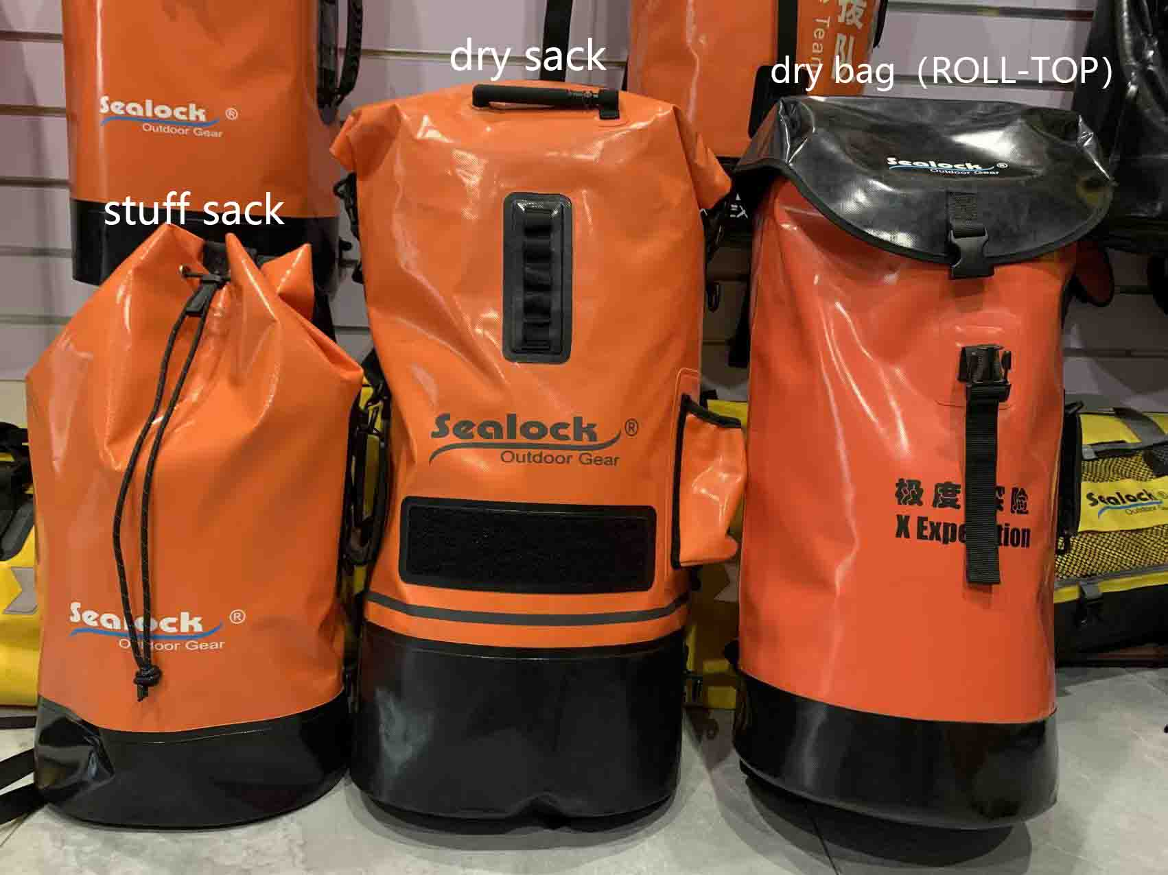 Szárazzsák vs Dry Sack vs Stuff Sack