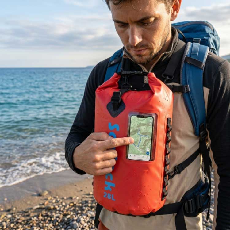 Vízálló hátizsák telefonablakkal: Előnyök navigációhoz és kültéri használatra