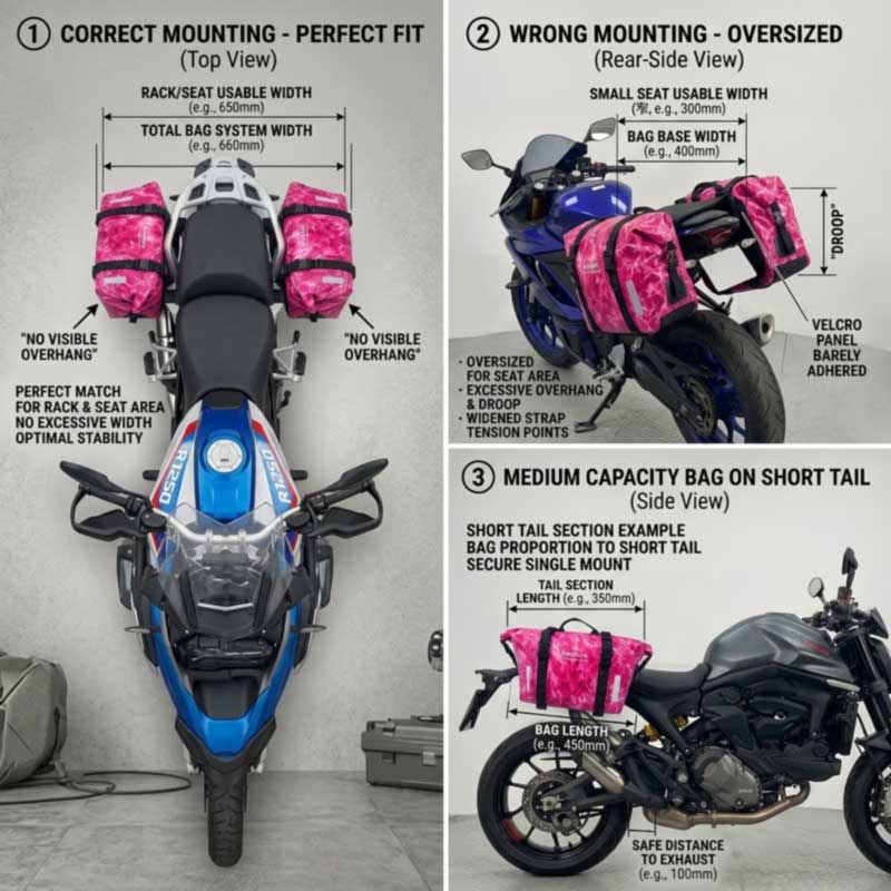 Motorkerékpár faroktáska gyártója OEM projektekhez